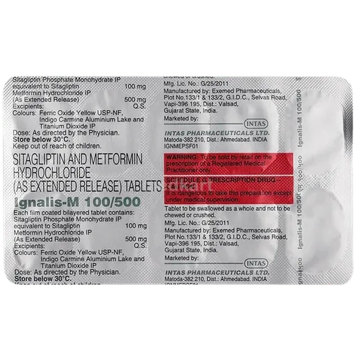 ignalis m 100/500mg tablet 10's